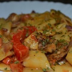 A picture of Cajun Chicken Pasta.