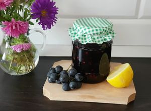 O poză a rețetei Dulceața de struguri.