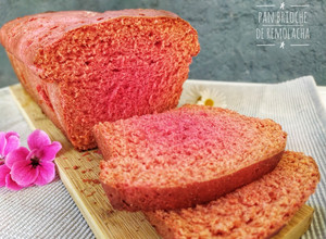 Una foto de Pan brioche de remolacha