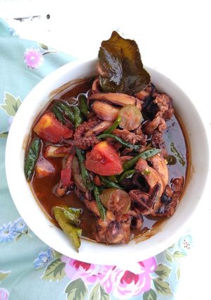 Foto resep Oseng Sotong pedas Manis Asam
