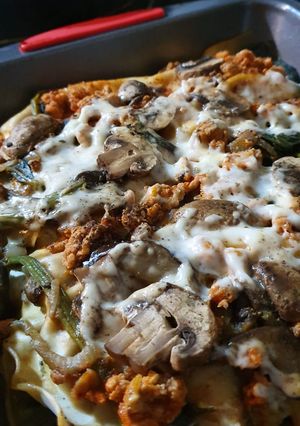 Una foto de Lasagna forte🍴👉👈✨
