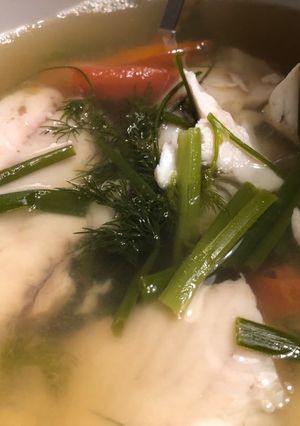Hình của món Canh ngót cá.