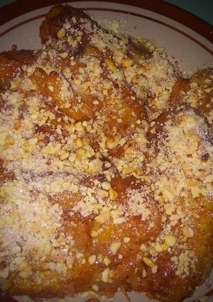 Foto resep Pisang goreng gepeng toping susu kacang