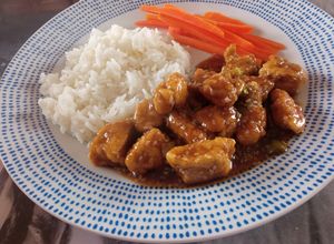 Una foto de Pollo mongoliano