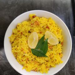 A picture of Lemon Rice (Tiffin for Kids).