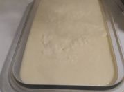 Una foto de sémola con leche