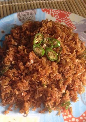 Foto resep Ebi / Rebon Goreng Cabe Bawang