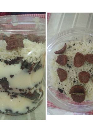 Foto resep Oreo Cheese Cake Lumer with Koko Krunch Topping