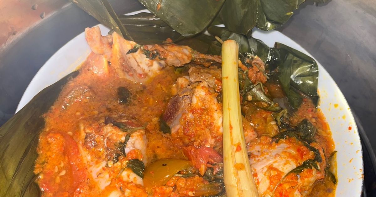 Pepes ayam (menu diet)