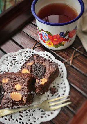 Foto resep Fudgy brownies dari putih telur