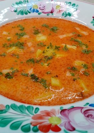 Tejfölös krumplileves recept fotója