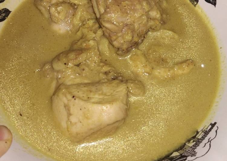 Opor ayam ala anak kost an