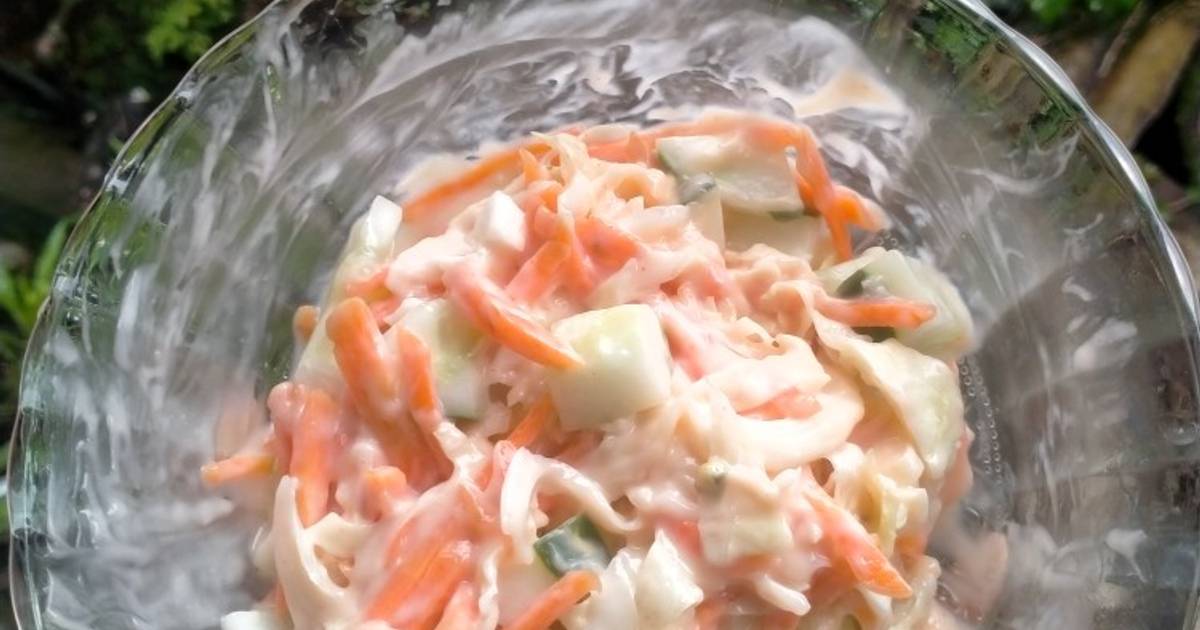 Resep Salad Sayur Dressing Mayo Ala Hokben Oleh Tasty Treat By Ayu Wardani Cookpad