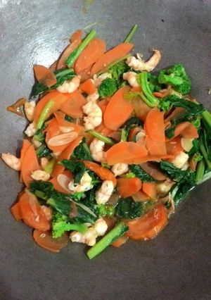 Foto resep Udang sayur cha cha