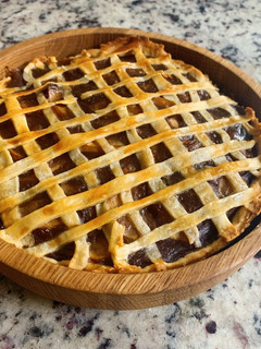 Una foto de Pie de manzana