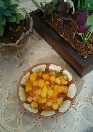 صورة لوصفة مرق حمص