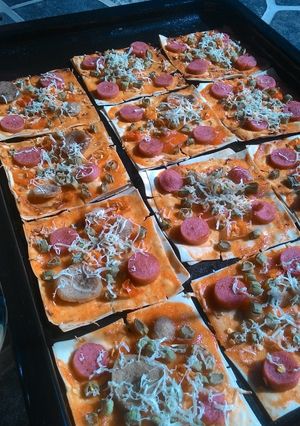 Foto resep Pizza Kulit Pangsit