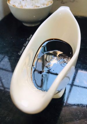 A picture of Homemade Balsamic Reduction Sauce.