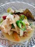 Tumis tulang asin (cucut / jambal roti)