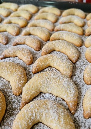 Vaníliás kifli recept fotója