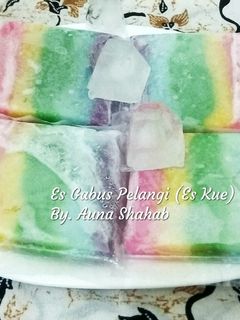 Foto resep Es Gabus Pelangi (Es Kue)