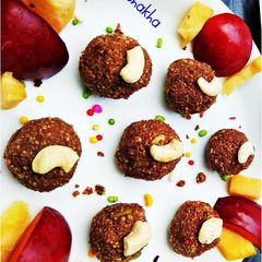 A picture of Chocolaty Curd Ladoo.