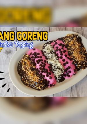 Foto resep Pisang Goreng dengan Aneka Topping yang Enak dan Lezat