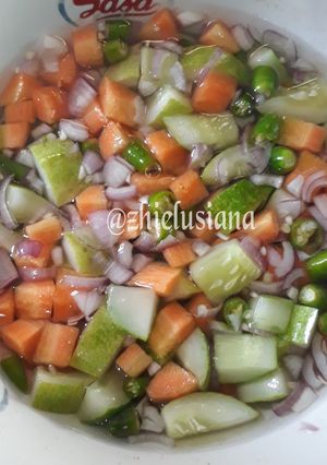 Foto resep Acar mentah
