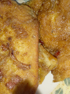Bread with egg ainihin hoton girkin