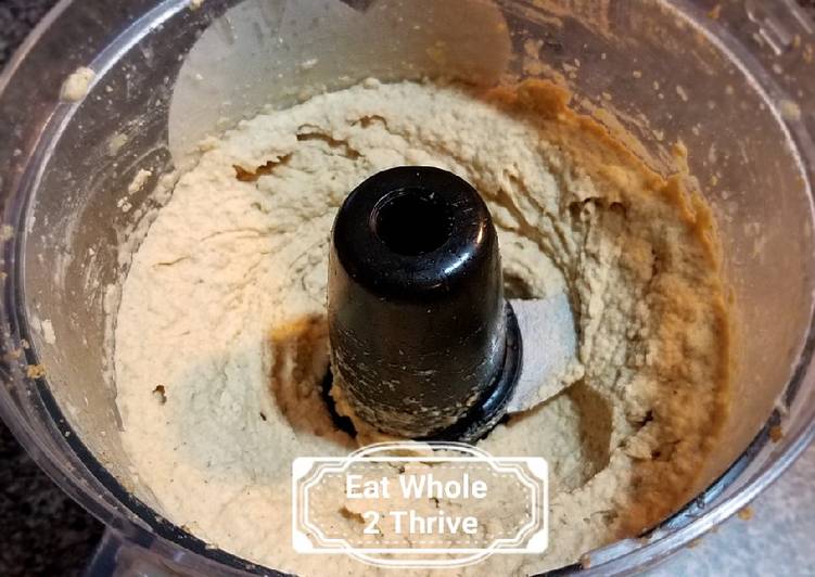 Recipe of Super Quick Homemade Homemade hummus + non-refined Tahiti