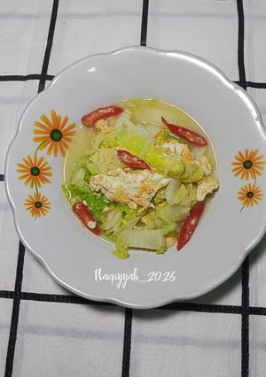 Foto resep Tumis sawi putih mix telur