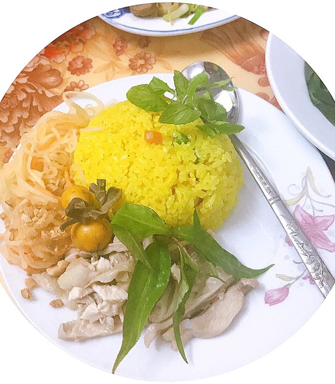 Hình của món Cơm gà Hội An.