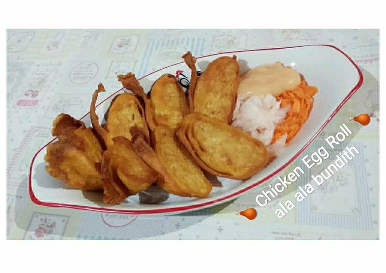 Resep 1 Chicken Egg Roll Ala Hokben Yang Nikmat