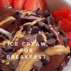 A picture of Healthy banana ice cream.