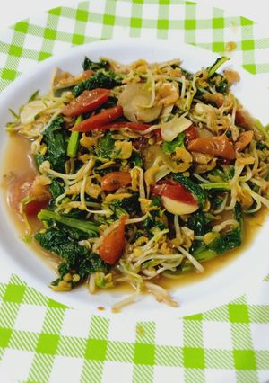 Foto resep Tumis tauge sawi