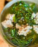 Canh Lá Su Hào Thịt Băm Viên