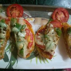 A picture of Cheesy blast pizza delight.