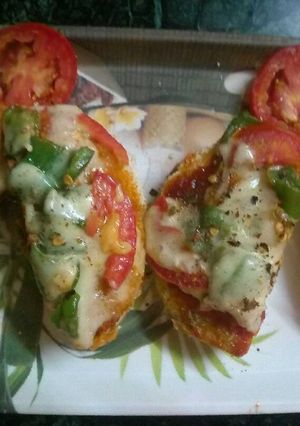 A picture of Cheesy blast pizza delight.