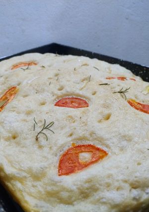 Una foto de Focaccia fácil (24hs)