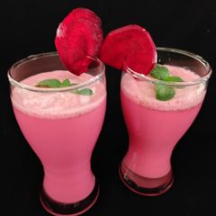 A picture of Beetroot buttermilk.