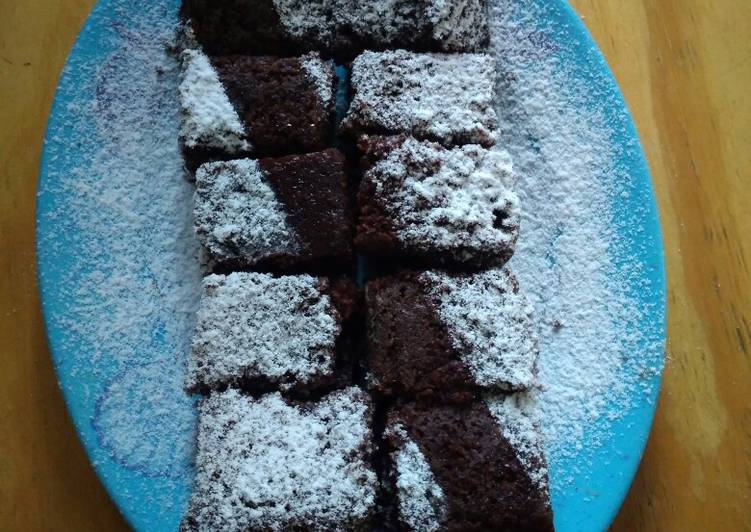 Bagaimana Menyiapkan Brownies kukus mocaf (eggless), Bikin Ngiler