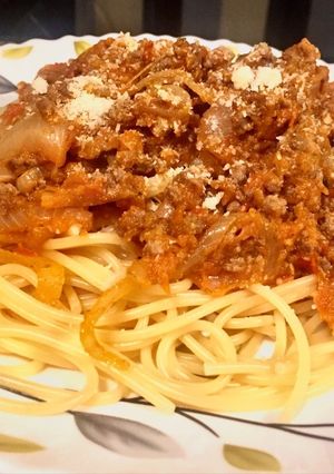 Foto resep Spagetti bumbu bake