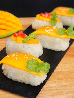 Foto resep Sushi Mango Sticky Rice