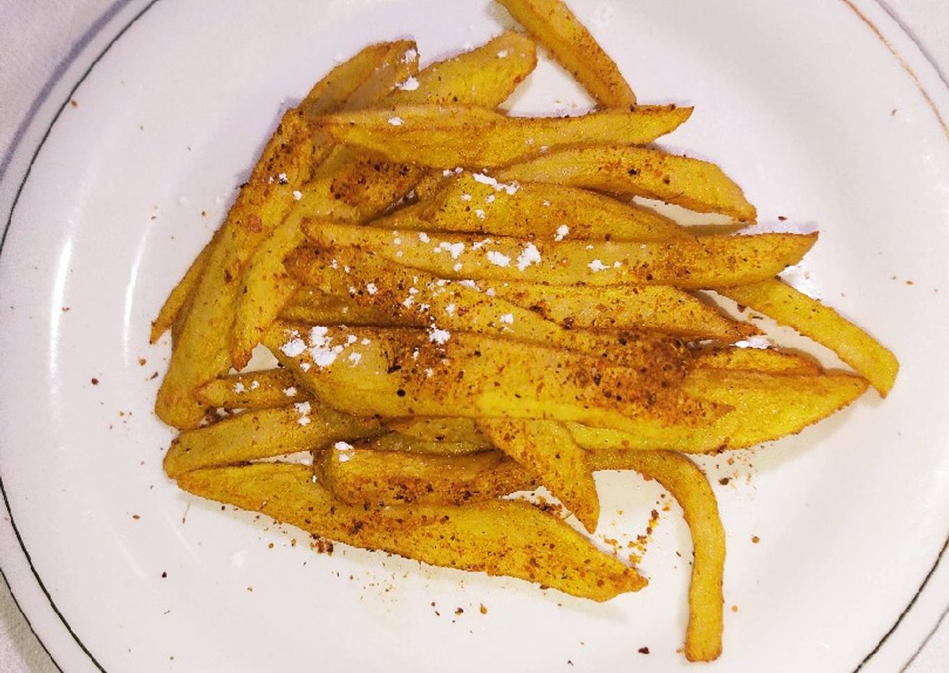 Spicy Cheesy French Fries