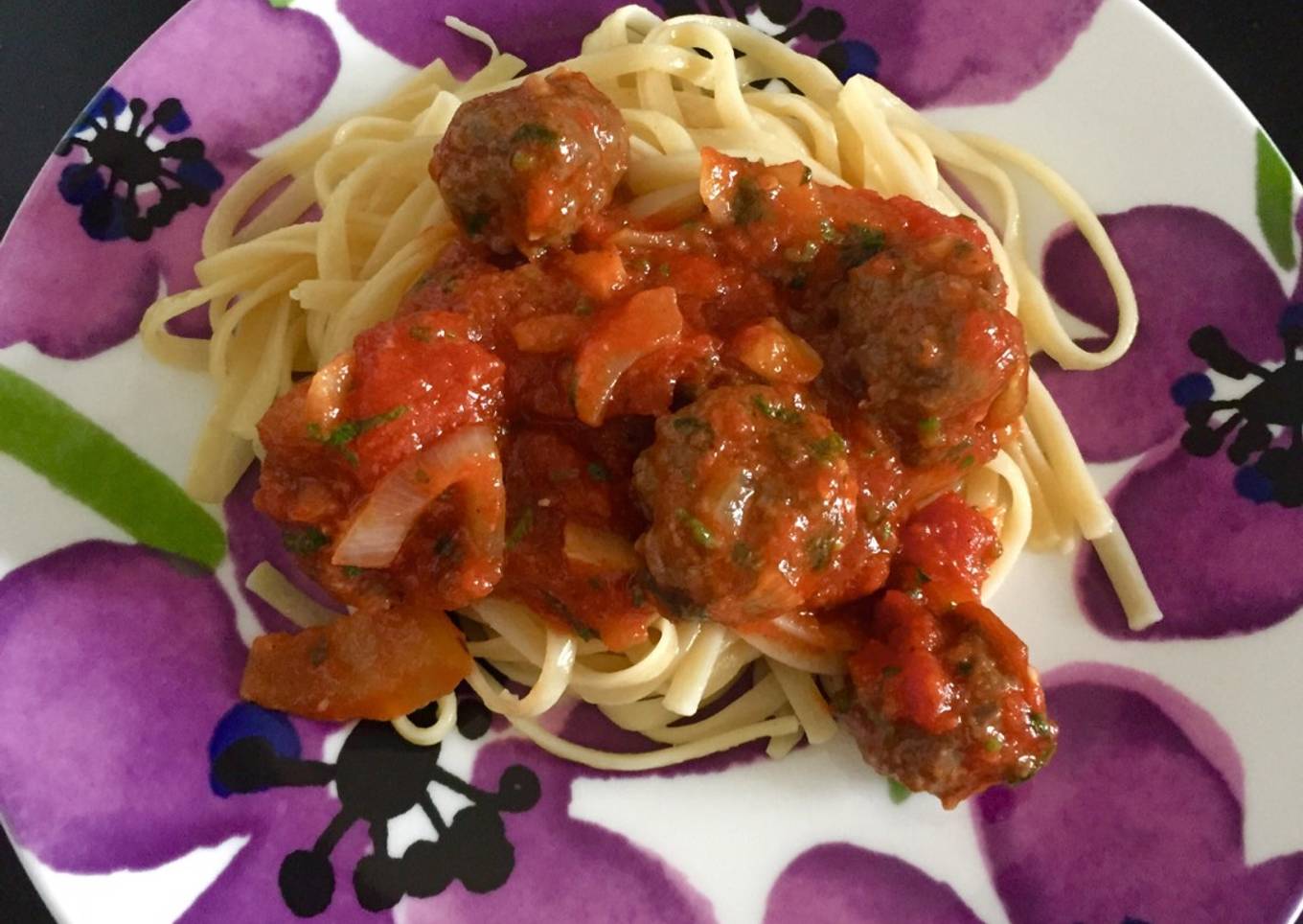 Meaty Spaghetti-Linguine
