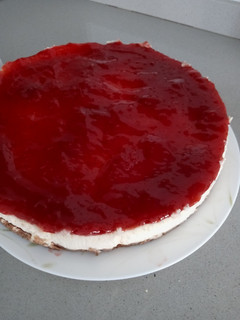 Una foto de Cheesecake o tarta de queso al horno