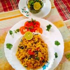 A picture of Cauliflower Fried Rice 🍚.