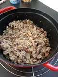 Perles de couscous aux champignons