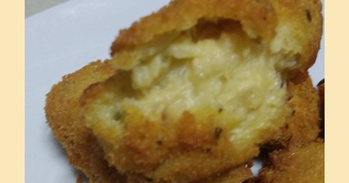 Croquetas del caldo de Pollo Receta de Rosa Izquierdo (Pitiminícook