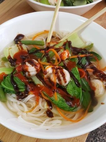 Recipe Faux &#34;Pho&#34; 🍜 Easy Shrimp Noodle Soup the Delicious Delicious